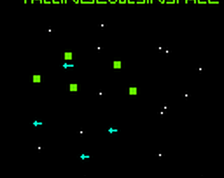 Falling Cubes in Space