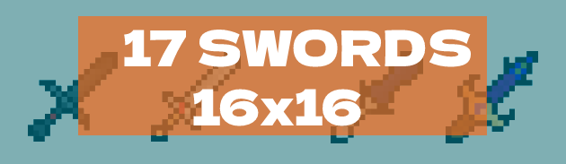17 Swords Pack (16 x 16)