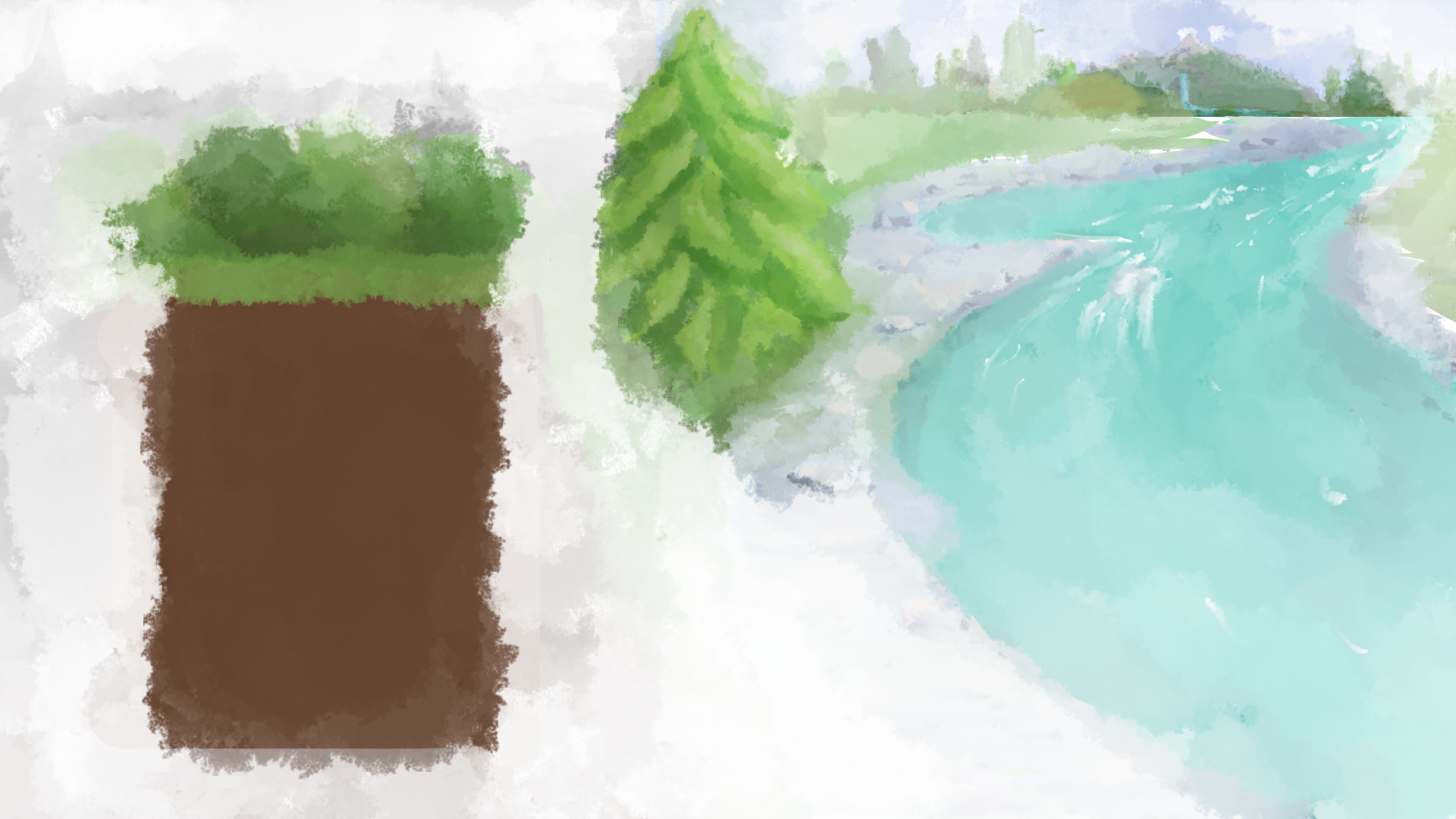 By the River
