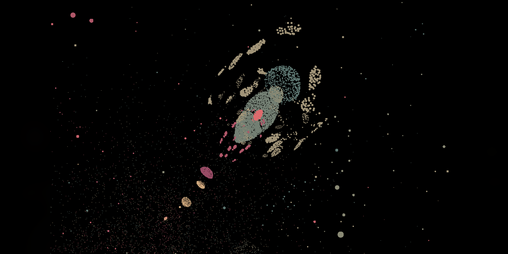 Cover image for Particle life 3D, 4D