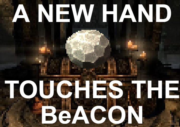 Cover image for A New Hand Tocuhes The Beacon