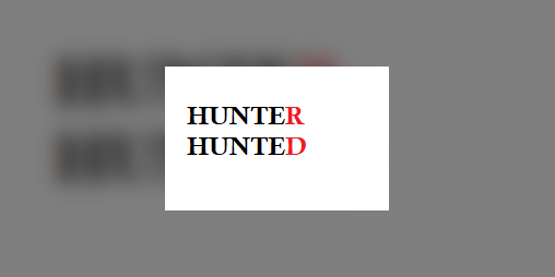 Cover image for Hunter Hunted