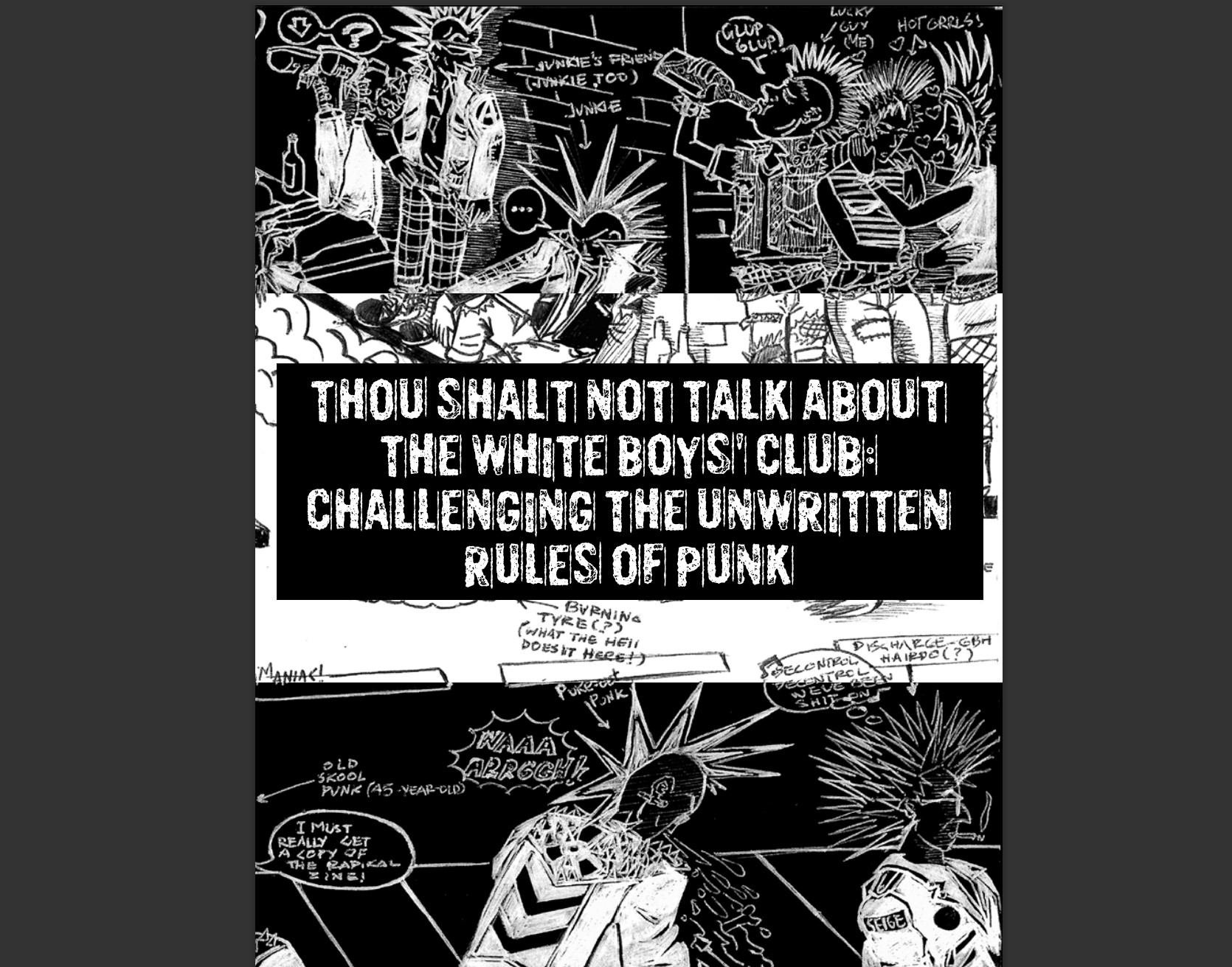 Cover image for Thou Shalt Not Talk About the White Boys' Club