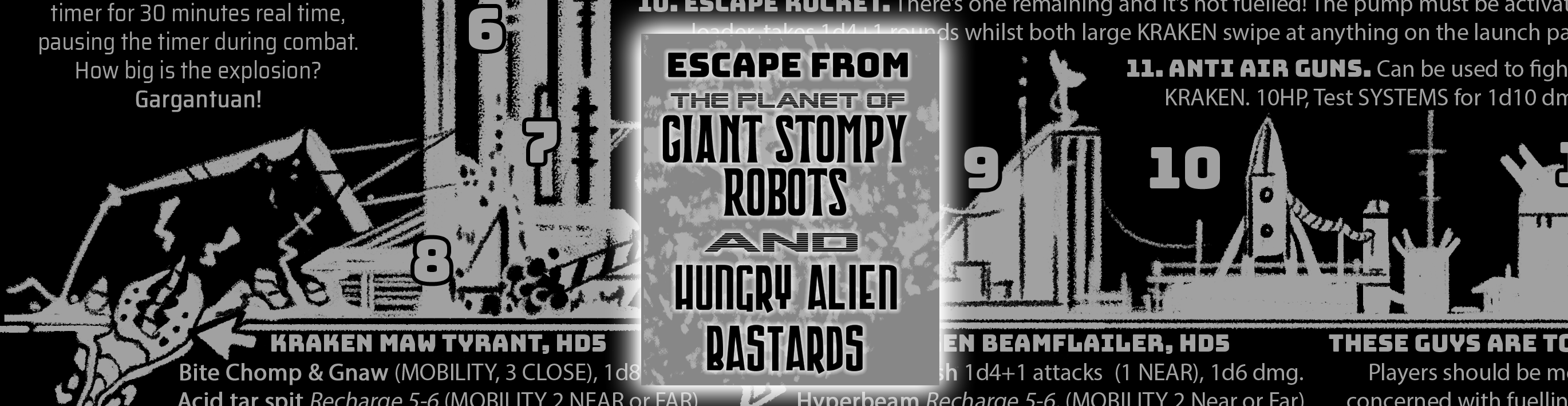 Escape From The Planet of Giant Stompy Robots and Hungry Alien Bastards