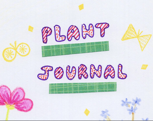plant journal   - a mini planting game to go along with your journaling <3 