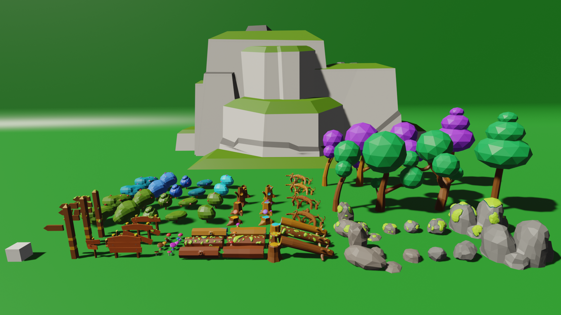 Low Poly Forest Asset Pack by BillyBonQ