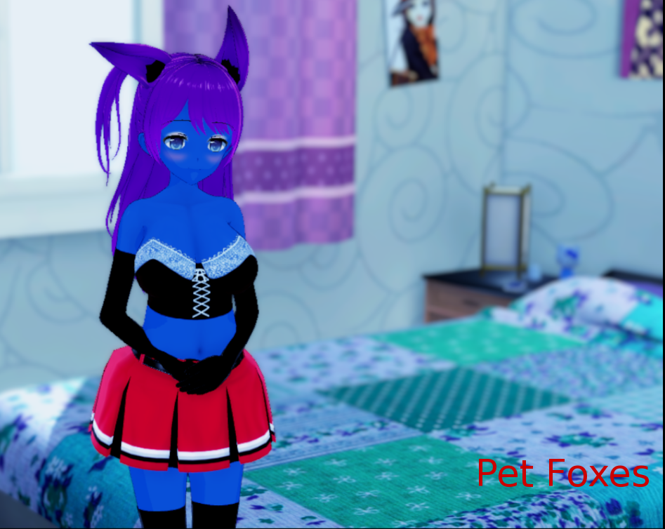 Cover art for Pet Foxes v1.0, an adult visual novel by Weird420XL