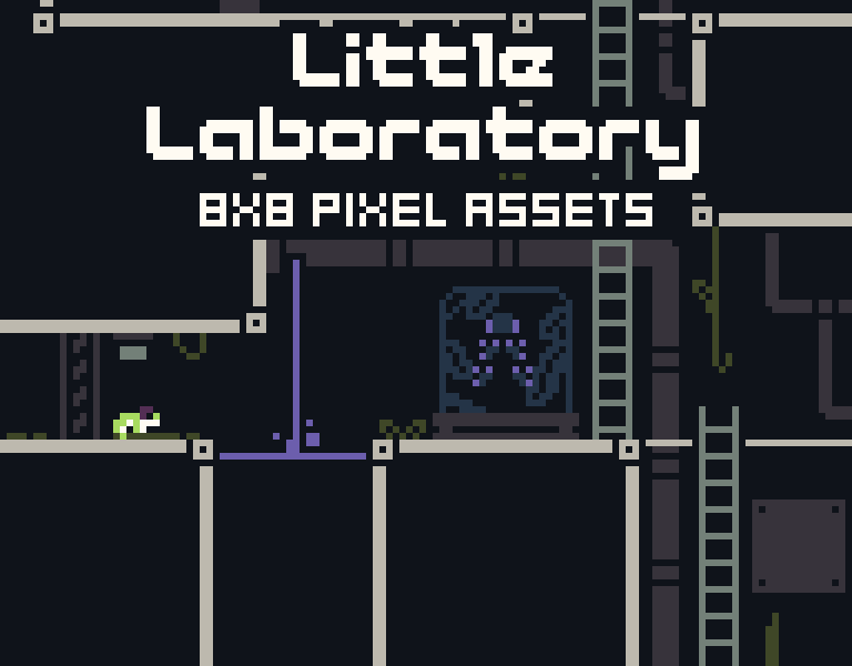 Little Laboratory - 8x8 Platformer Asset Pack by Chimplement