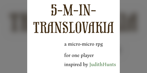 Cover image for 5-m-in-Translovakia