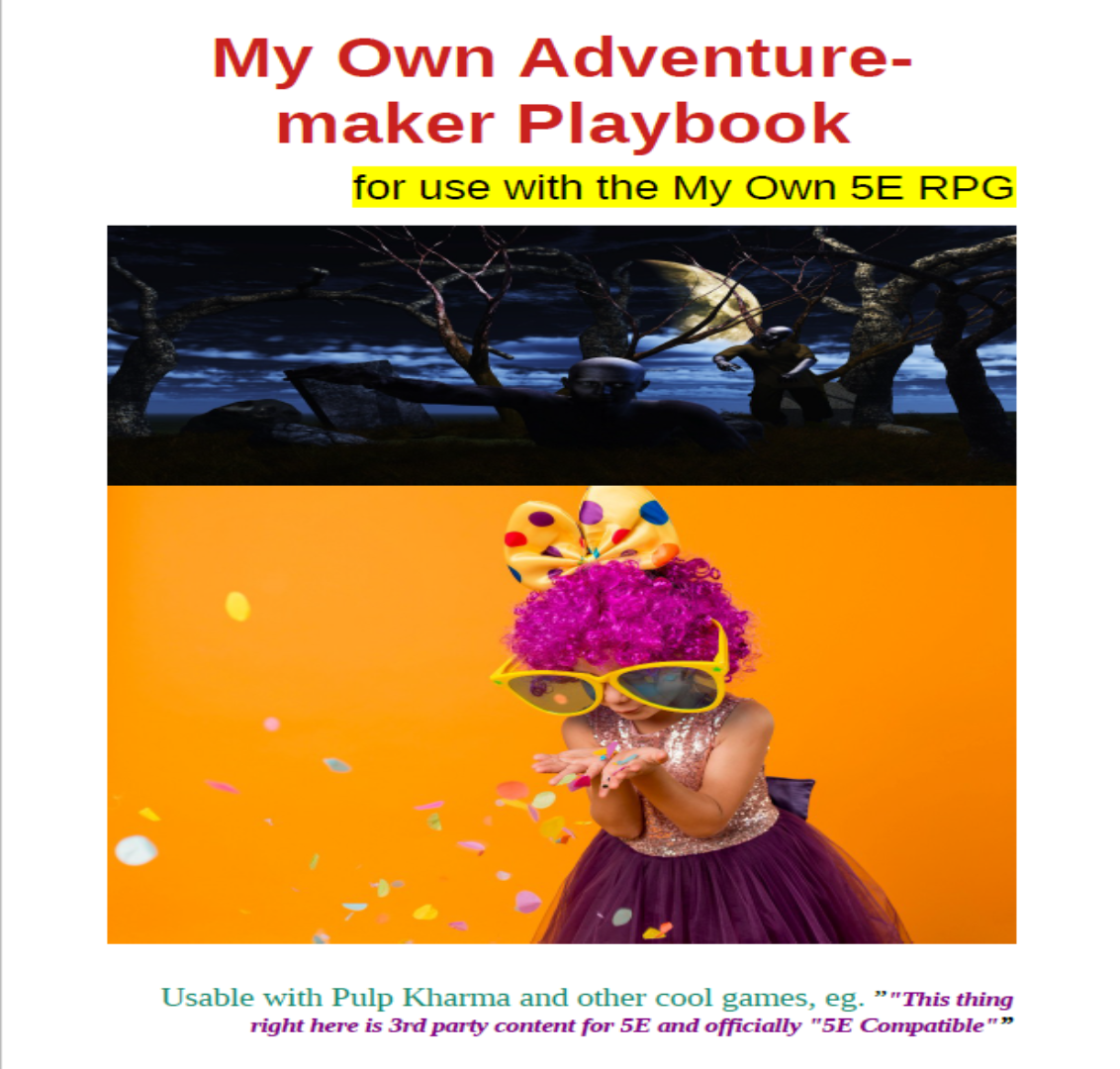 Cover image for My Own Adventuremaker Playbook