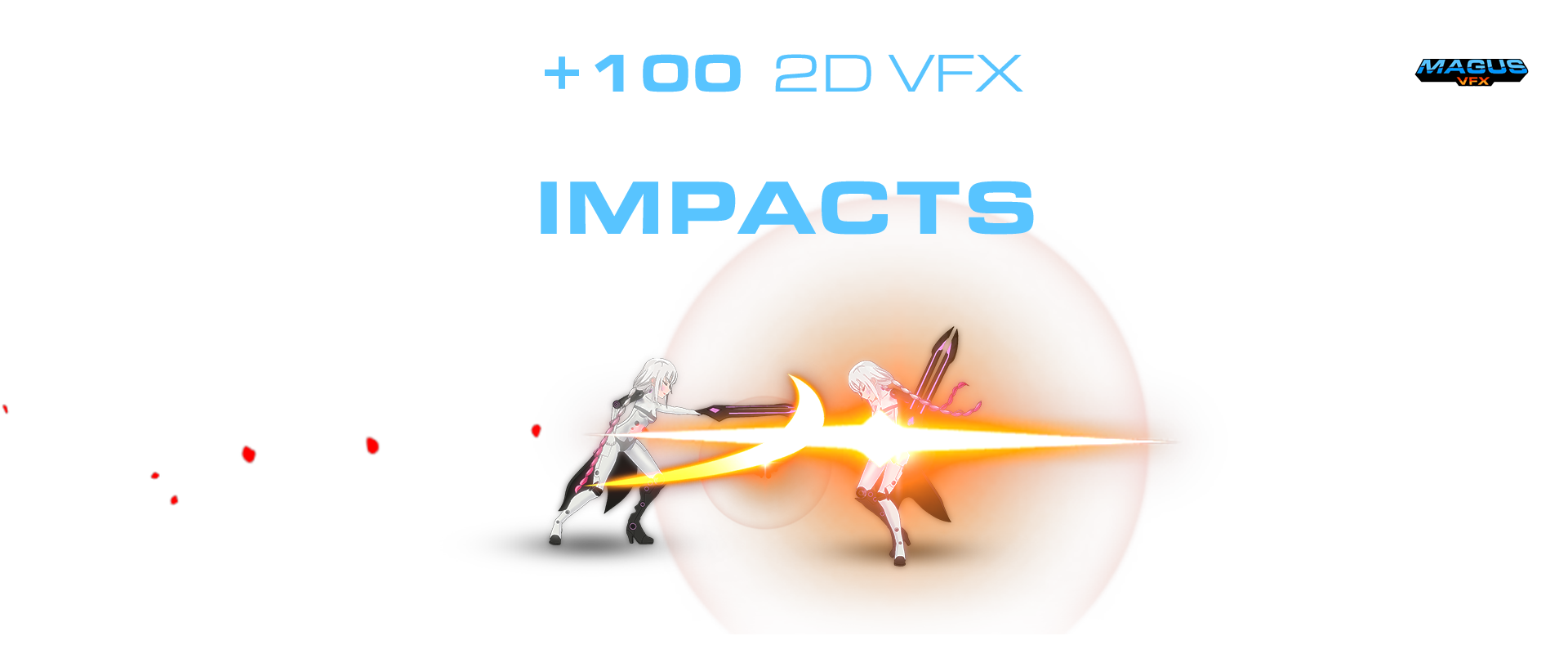 2D VFX Pack - Slashes and Impacts