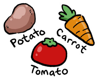 Potato Carrot Tomato   - A delicious solo tile laying game! 