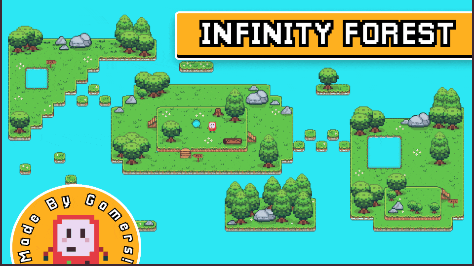 Infinity Forest Tile Set (TOP-DOWN)