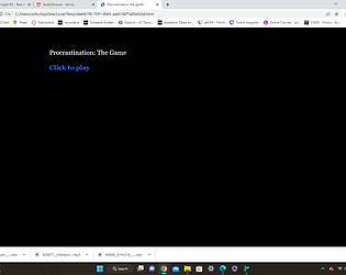 Procrastination: the game