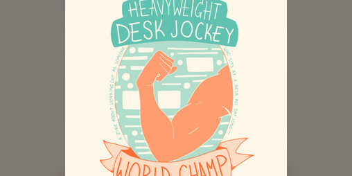 Cover image for Heavyweight Desk Jockey World Champ