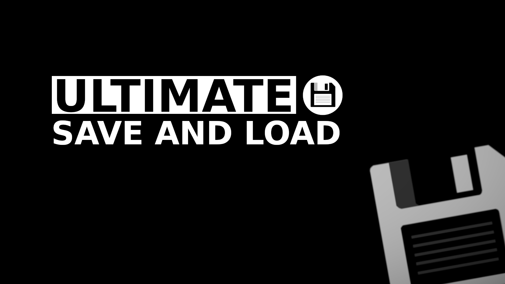Ultimte Save And Load
