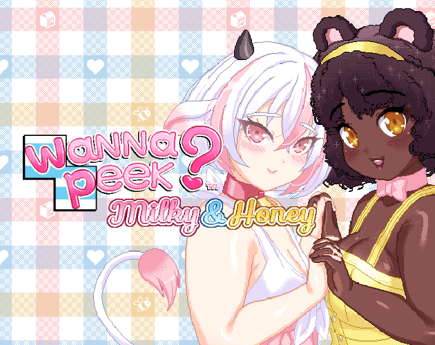 Cover art for Wanna Peek? Milky and Honey by Milky Honey Soft — adult visual novel