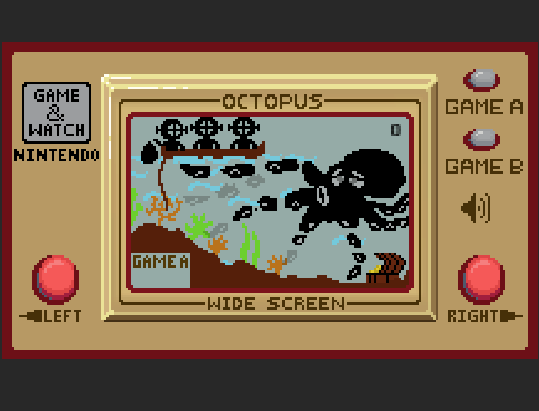 Cover image for Game & Watch: Octopus