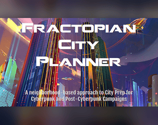 Fractopian City Planner  