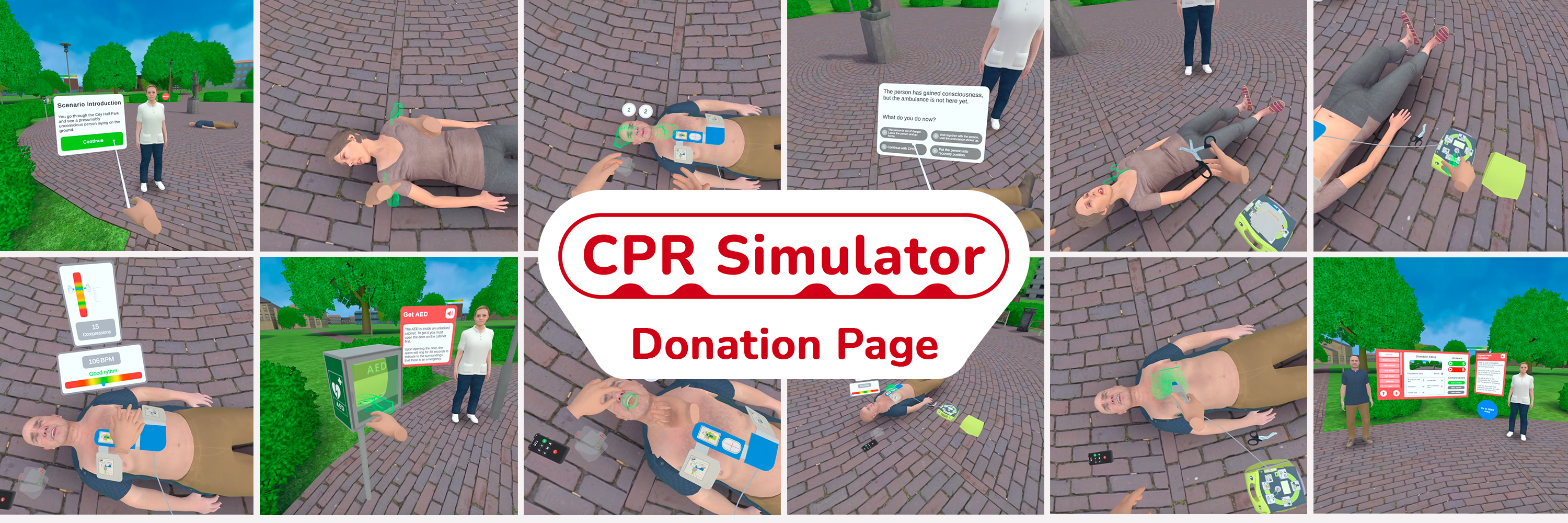 CPR Simulator - Donation Page
