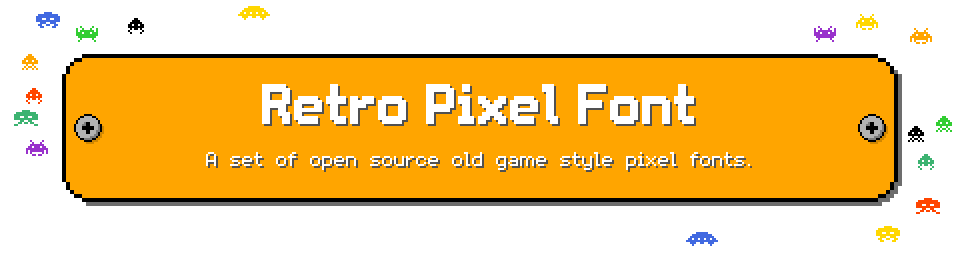 Retro Pixel Font / 复古像素字体