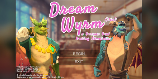 Cover image for Dream Wyrm: a Dragon Dad Dating Simulator
