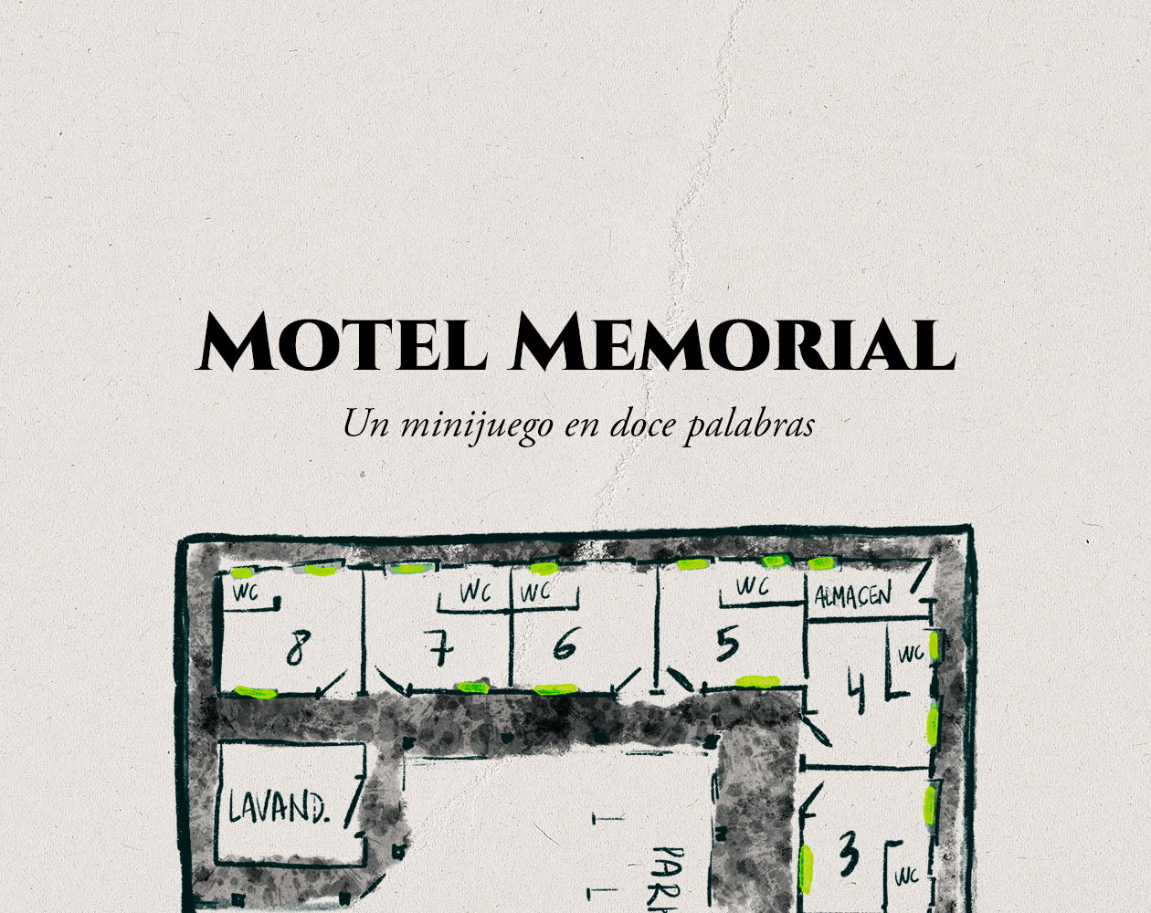 Cover image for Motel Memorial
