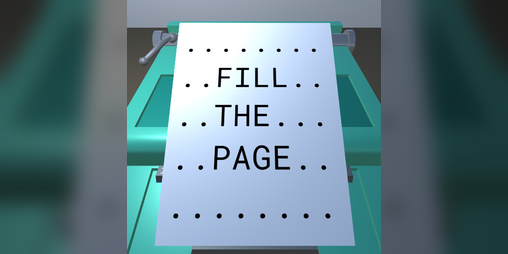 Cover image for Fill The Page