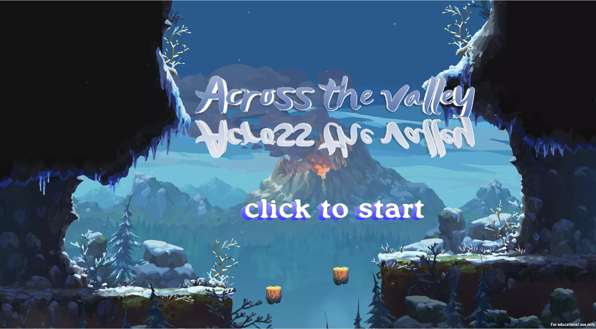 Cover image for Across the valley