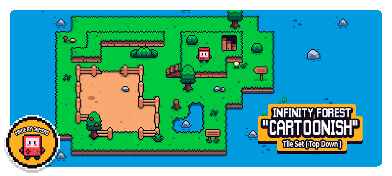 Infinity Forest "Cartoonish" Tile Set