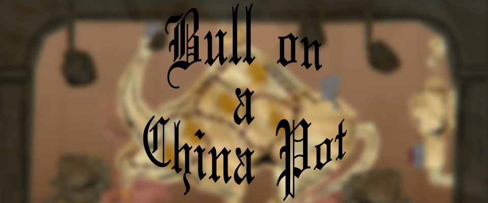 Bull On A China Pot