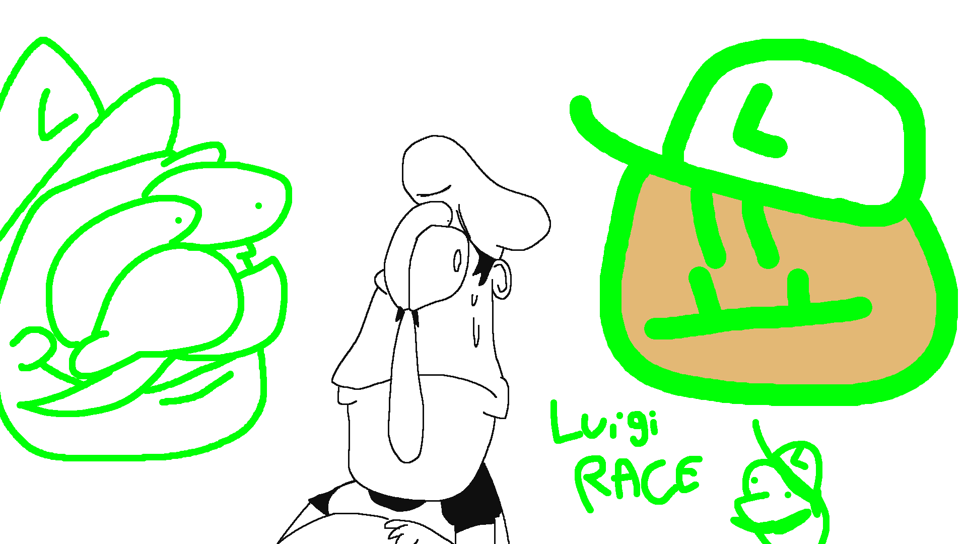 Luigi Race (Pizza Tower Grinch Reskin)