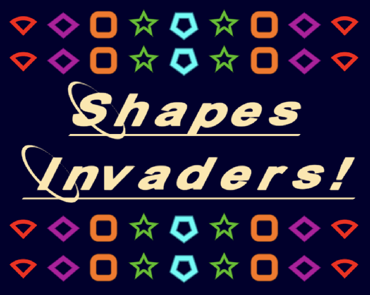 Shapes Invaders by Peter Morgan