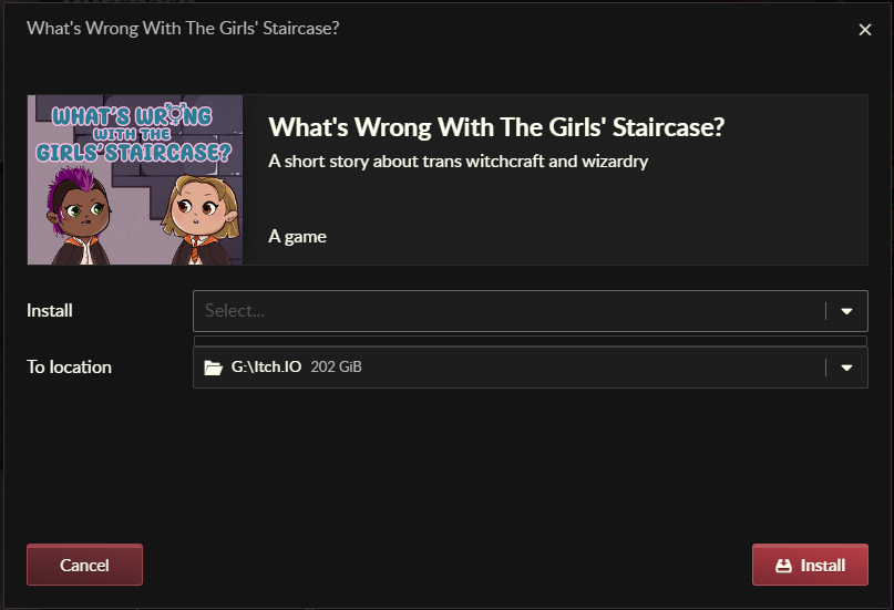 Happy Pride! PC 1.2 and Android Release! - What's Wrong With The Girls'  Staircase? by Sidhe, ScreenSavorStudios