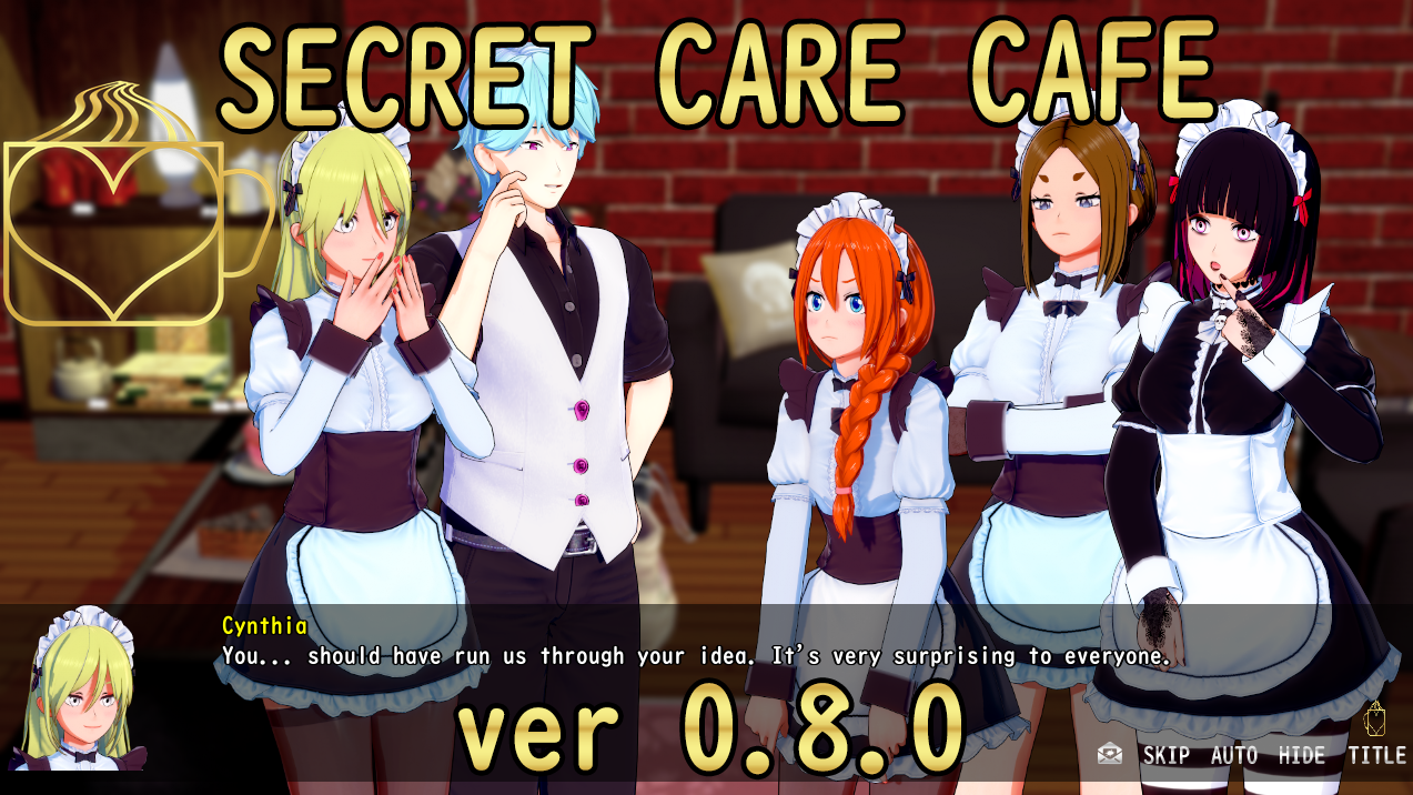 Secret Care Cafe 0.8.0 - Release notes - Secret Care Cafe by RareAlex