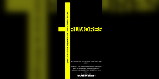 Cover image for Rumores para Death in Space
