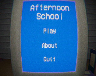 Afternoon School-Indie Horror Game VHS Style