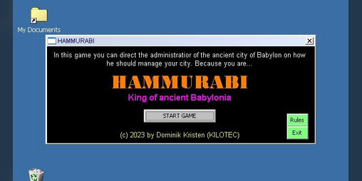 Cover image for Hammurabi - WindowsCE 2.11