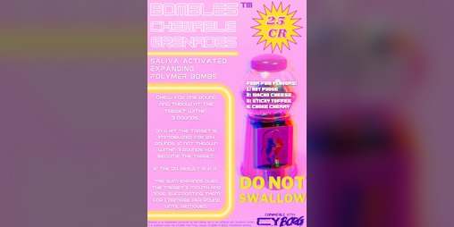 Cover image for Bombles Chewable Grenades