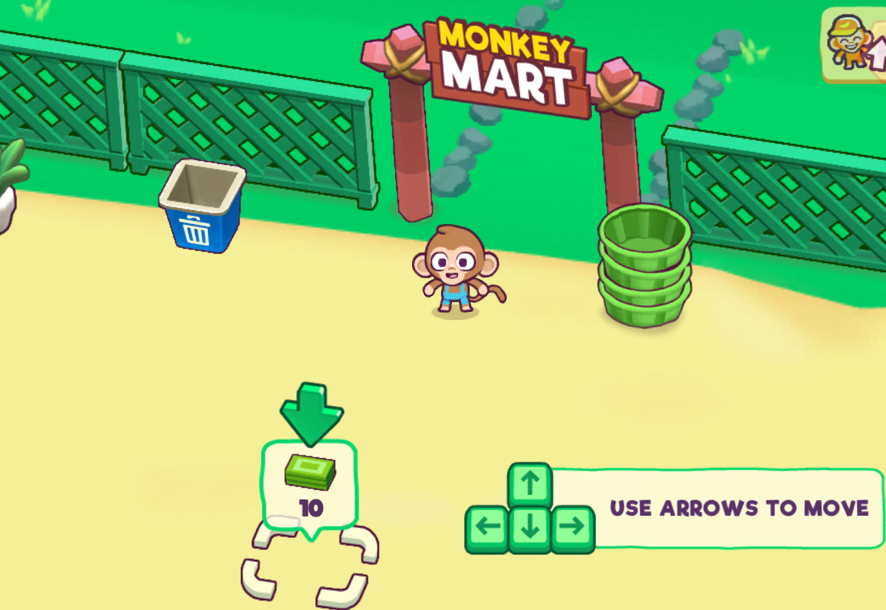 MONKEY MART - Walkthrough Gameplay - Game Review 