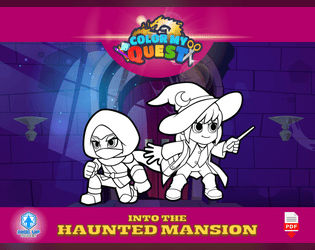 Color My Quest: Into the Haunted Mansion  