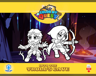 Color My Quest: Into the Troll's Cave  