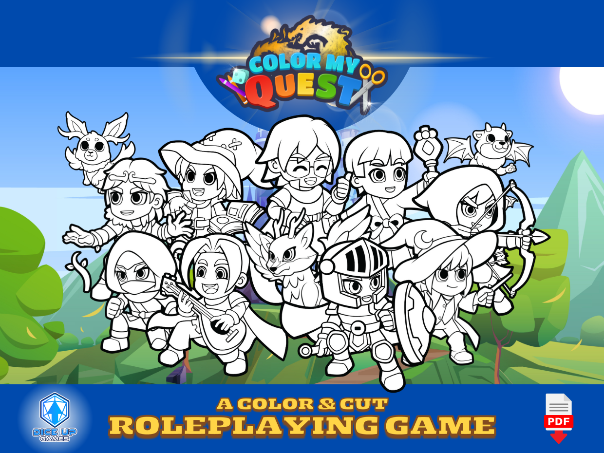 Cover image for Color My Quest: The Roleplaying Game