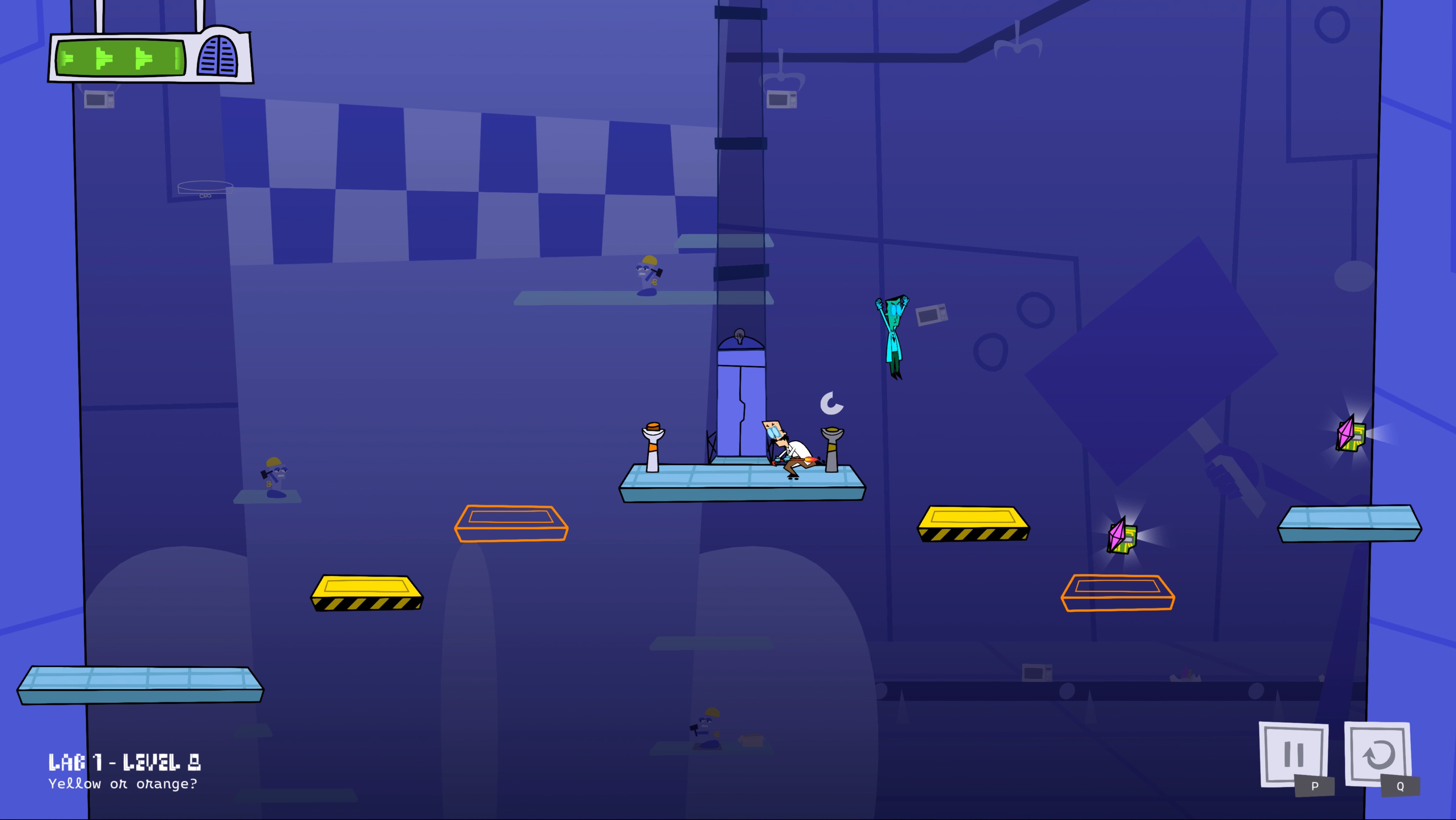 Paradox! A game about time travel, burglaries, and thinking with two heads.  Developed as a student project at Politecnico di Milano. Out now in-browser  on itch.io! : r/WebGames