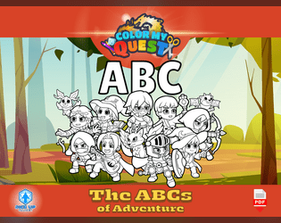 Color My Quest: The ABCs of Adventure  