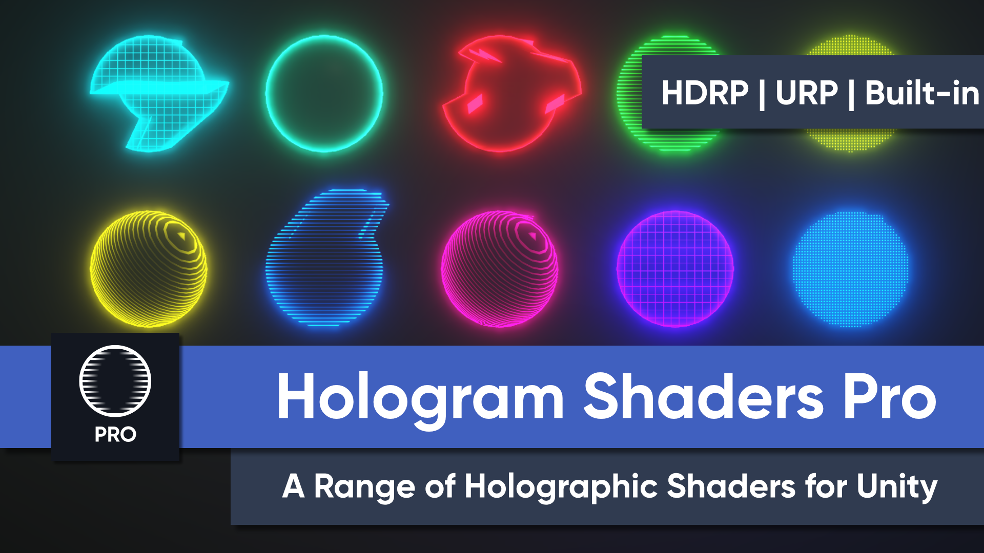 Hologram Shaders Pro for Unity