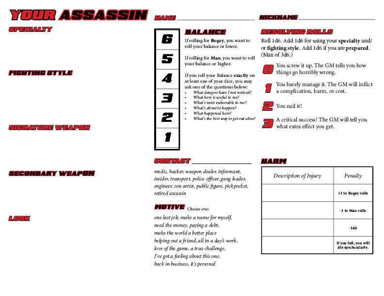 Character Sheet