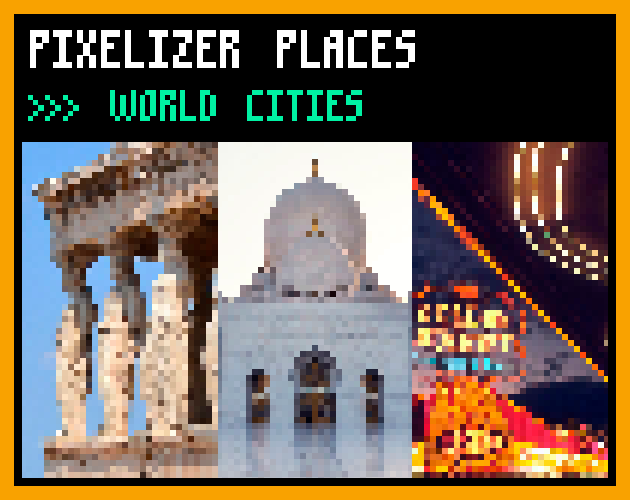 Pixelizer Places: World Cities