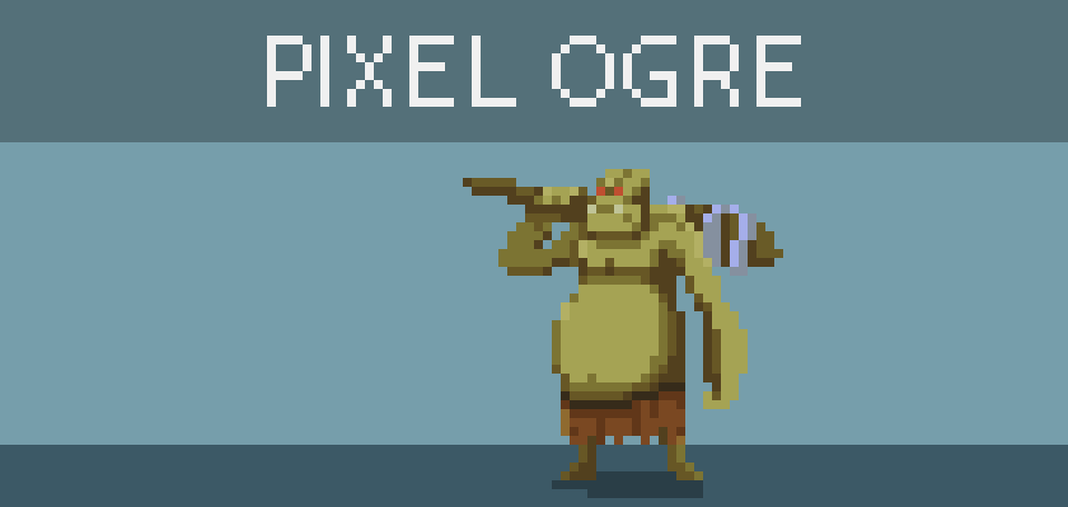Animated Pixel Ogre