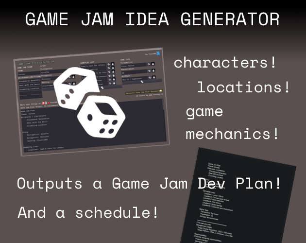 Game Jam Idea Generator by Travh98